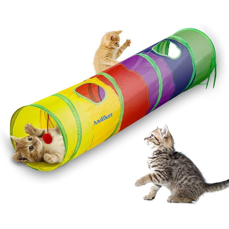 New Fashion Design Multi-function Foldable Entertainment and Leisure Pet Tunnel Toys
