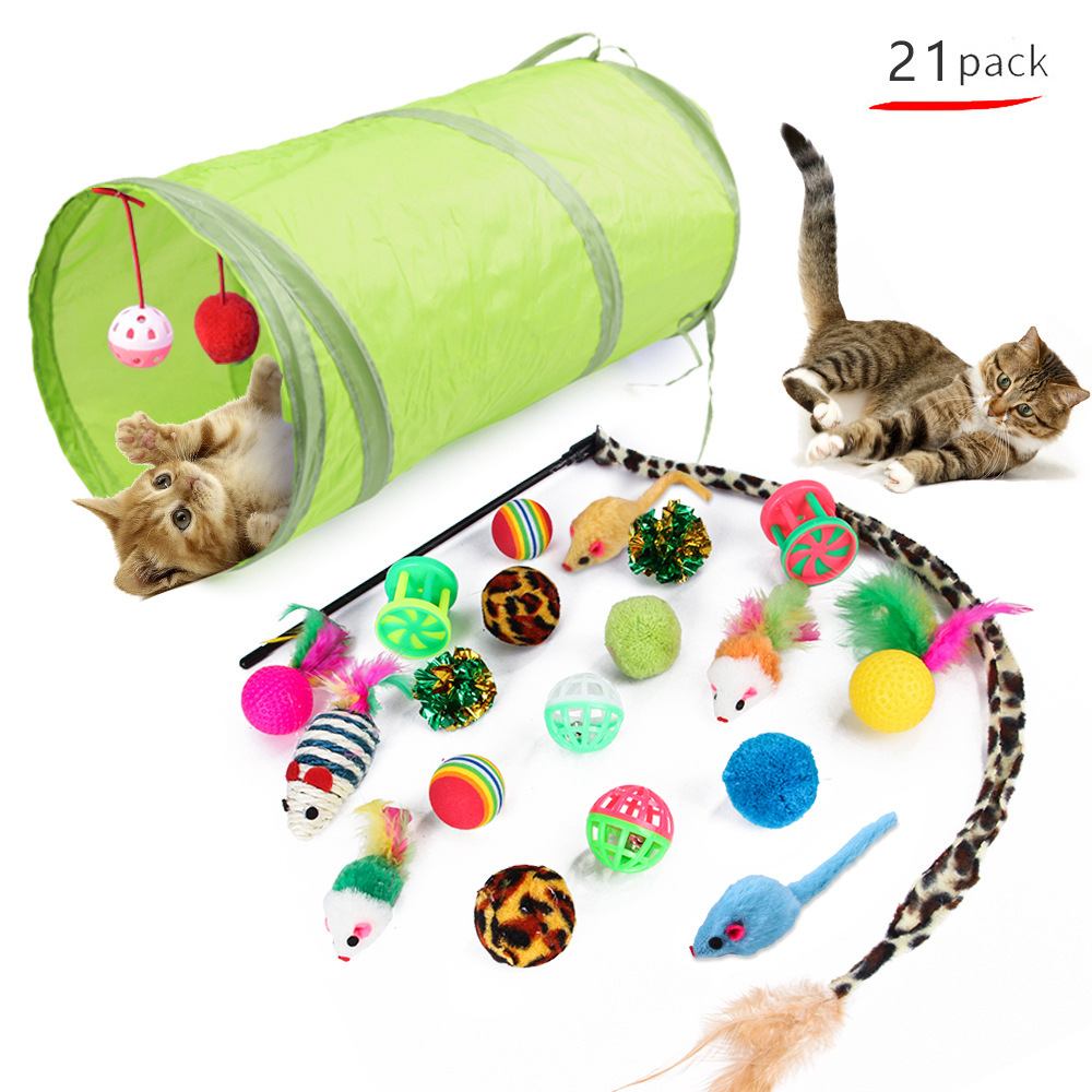 Wholesale Pet Supplies Multi Combination Interactive Toys cat Accessories Pet cat Toys