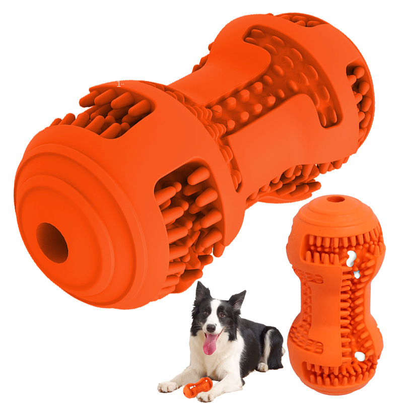 New Style Pet Toys Slow Feeder Bone Shaped Interactive Pet Training Toys Chewing and Molars Toy