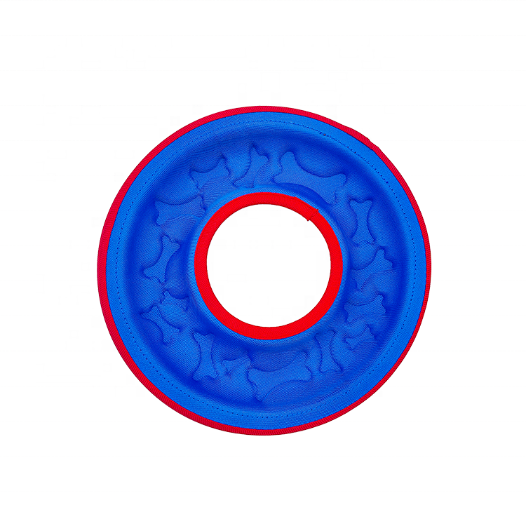Wholesale Custom Pet Dog Flying Disc Fun Toy Lightweight Outdoor Dog Training Toy for Interactive Fetch Catch Play Dog Disc Toy