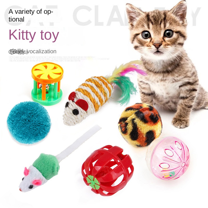 Wholesale Pet Supplies Multi Combination Interactive Toys cat Accessories Pet cat Toys