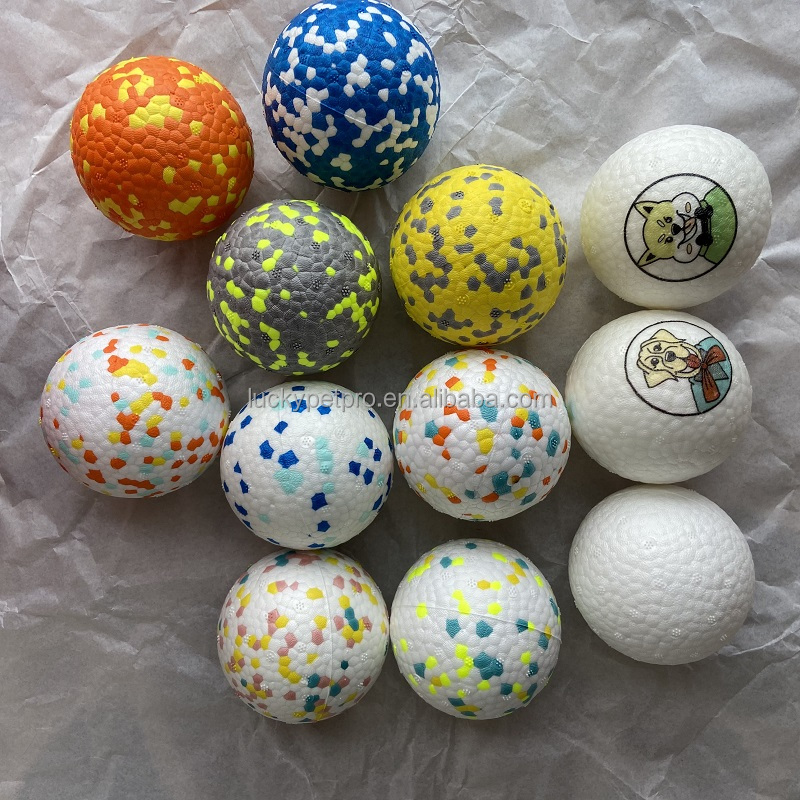 Bite Resistant Dogs Dental Protection ETPU Pet Interactive Pet Chew Aggressive Toy ETPU Dog Ball