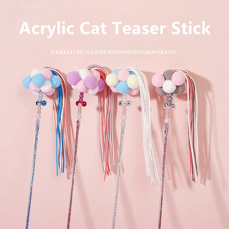 Hot Selling Exquisite Pet Toys Decompression Interactive Cat Teaser Wand Cat Toys