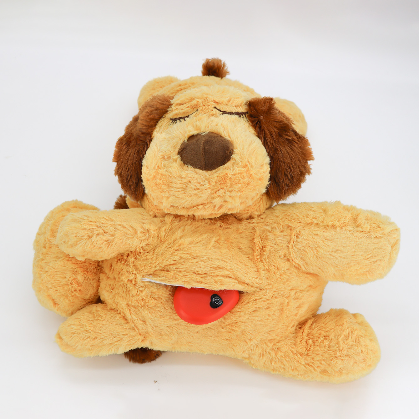 Heartbeat Puppy for Dogs Heartbeat Stuffed Animal Anxiety Calming Behavioral Aid Plush Toy for Dogs Cats Pets