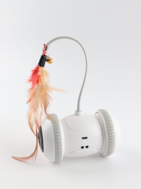 Smart Cat Pet Toys Intelligent Toy Cat Teaser Rechargeable Pet Toys Smart Robotic LED Light