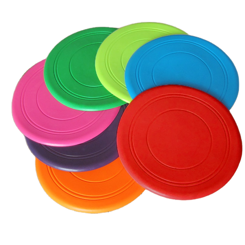 Eco-Friendly Flying Disc Pet Chew Toy Large/Small Size Dog Training Outdoor Rubber Border Collie Bite-Resistant Soft SORADD