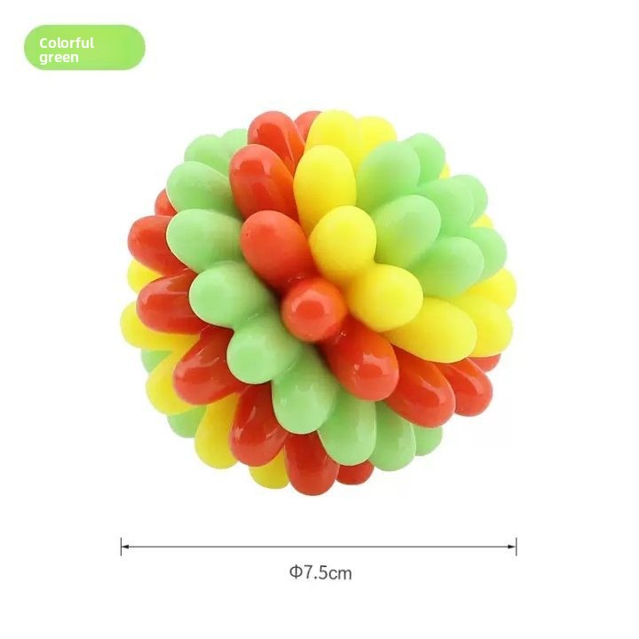In Stock Dog Toy Ball Thermoplastic Rubber Durable Bite-Resistant Teething Chew Toy for Labradors Won't Tear Apart