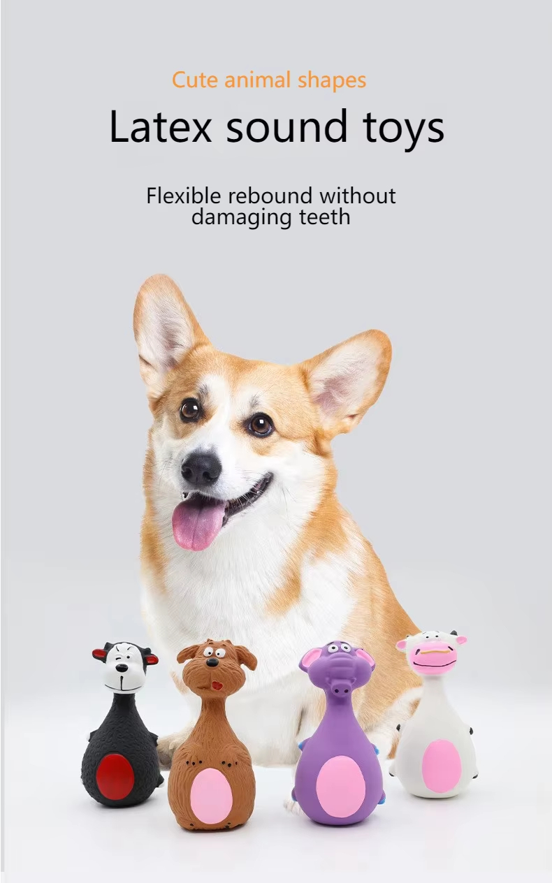 Latex Squeaky Pet Chew Toy Details
