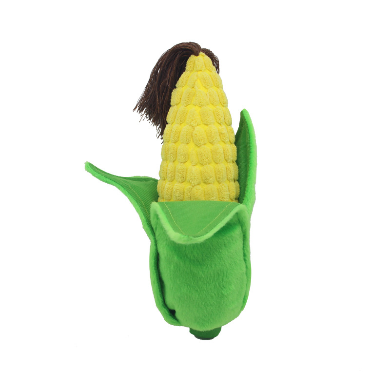 Custom Logo Pet Squeaky Toy Wholesale Plush Stuffed Fruit Vegetable Puzzle Dog Interactive Toy
