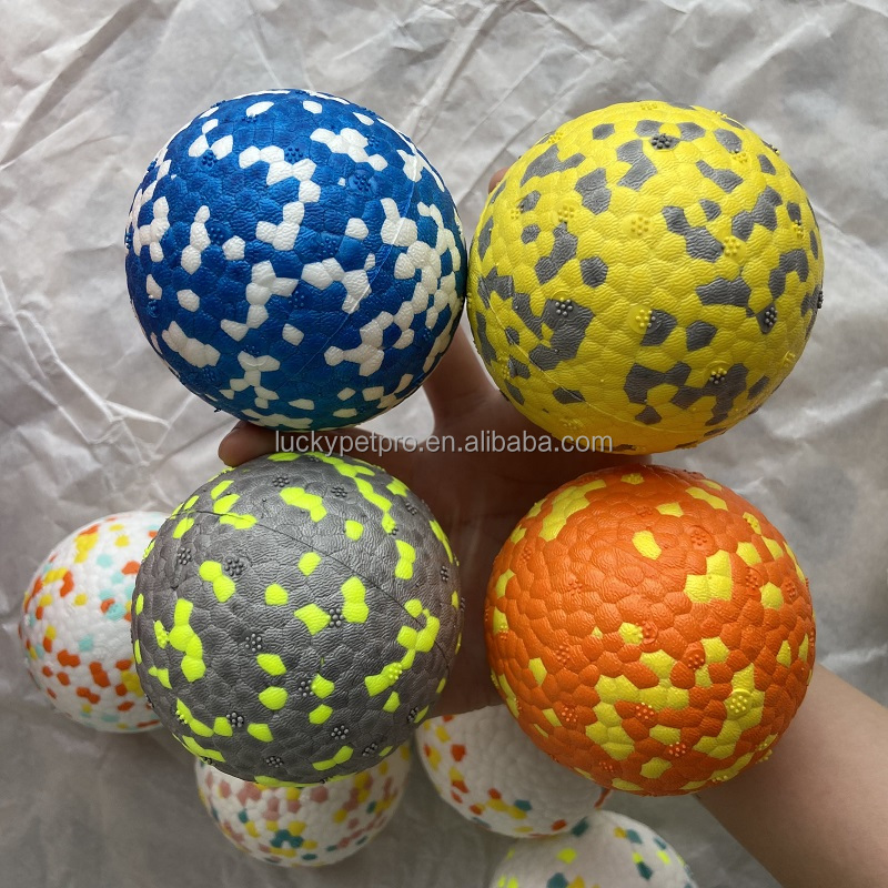 Bite Resistant Dogs Dental Protection ETPU Pet Interactive Pet Chew Aggressive Toy ETPU Dog Ball