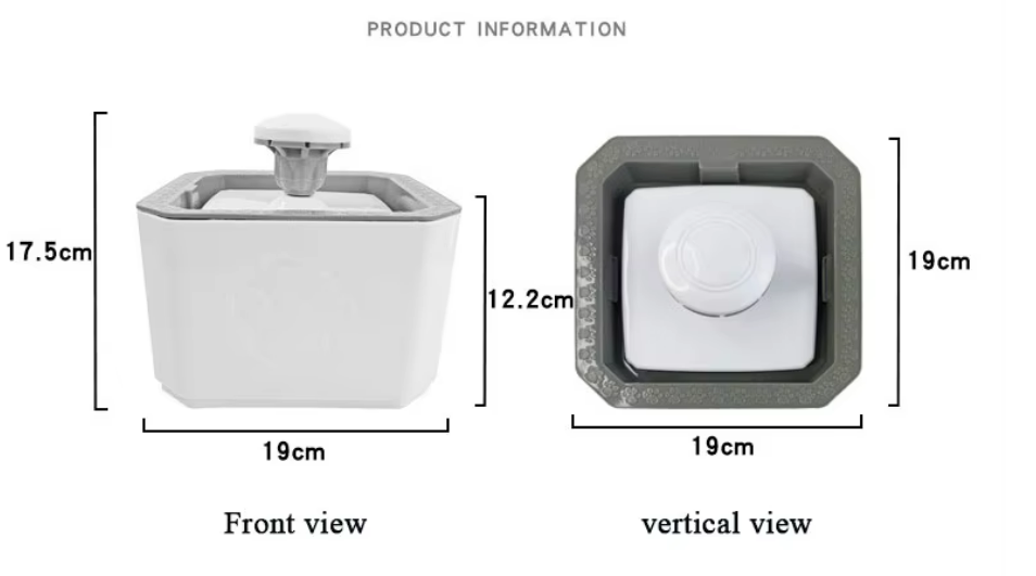 Factory Supply Automatic USB Powered Electric Pet Water Dispenser Functional Dog Bowl Cat Water Fountain
