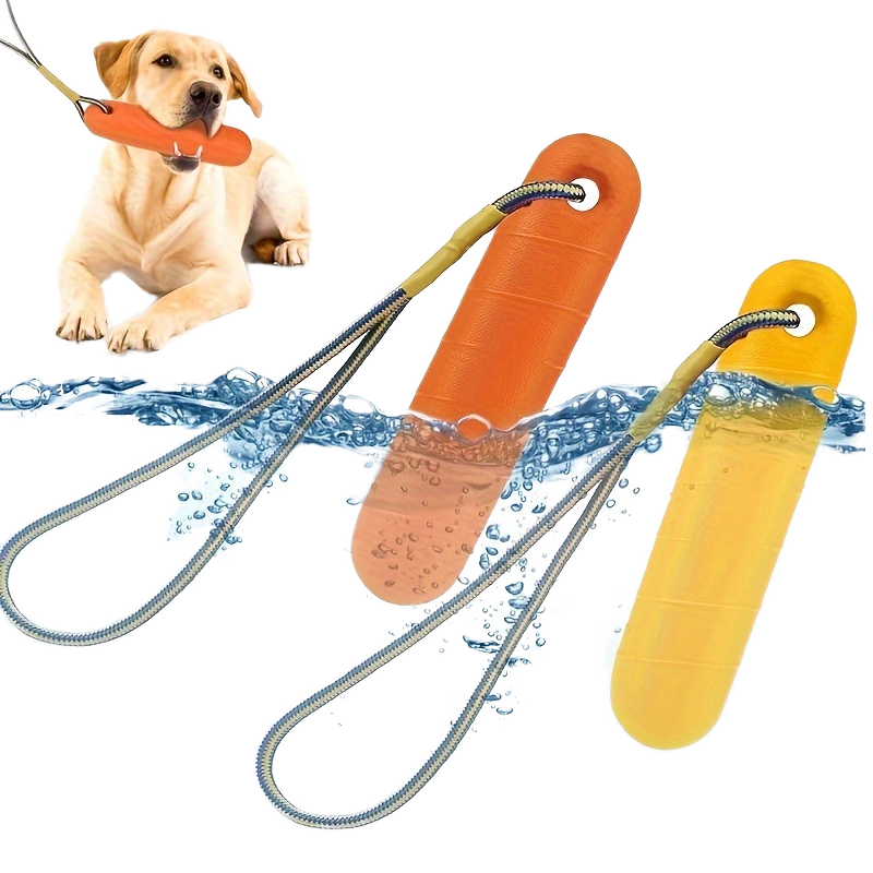 Durable Water-Resistant Interactive Plastic Training Toy Summer Outdoor Floating Dog Chew Rope for All Breeds