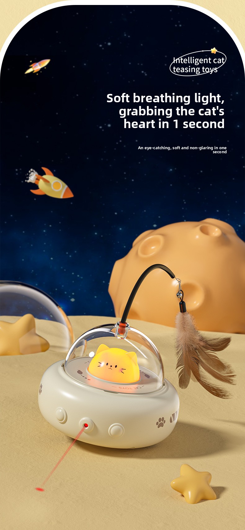 Smart Infrared Cat Toy Details 6