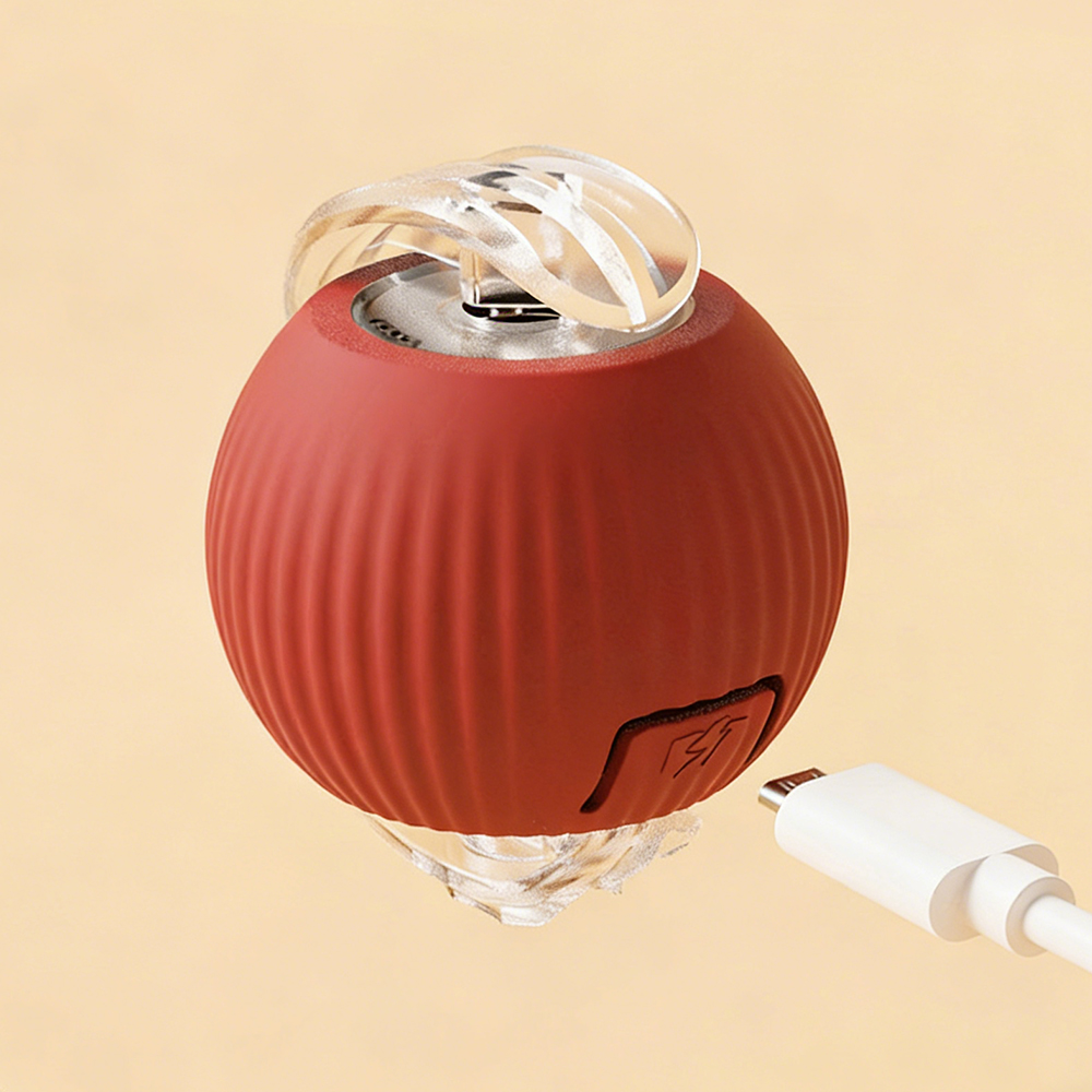 Interactive Cat Ball Toy Automatic Rolling Ball With Tail Rechargeable Smart Pet Interactive Toy Intelligent Mouse For Cat