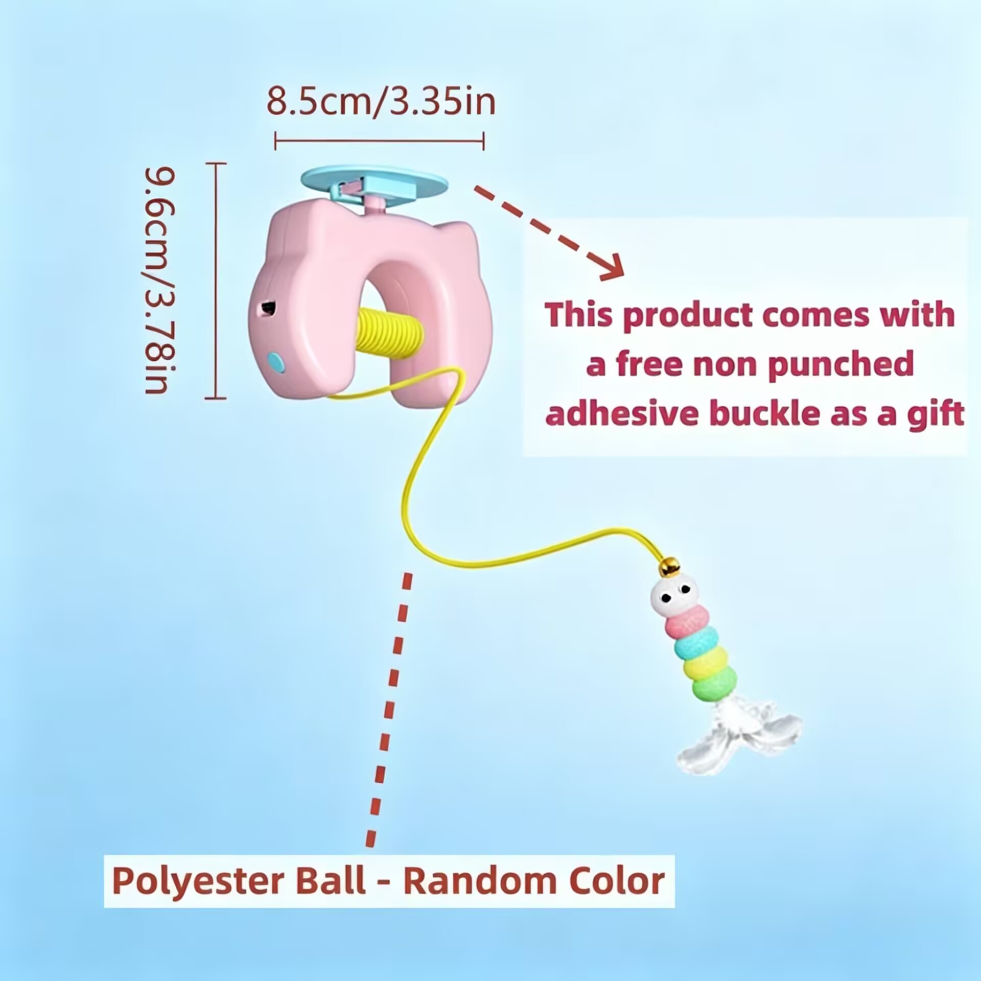 Indoor Automatic Cat Toys, Door-Hanging Motion-Activated Pet Toys, Self-Entertainment Stress-Relief Cat Yo-Yo