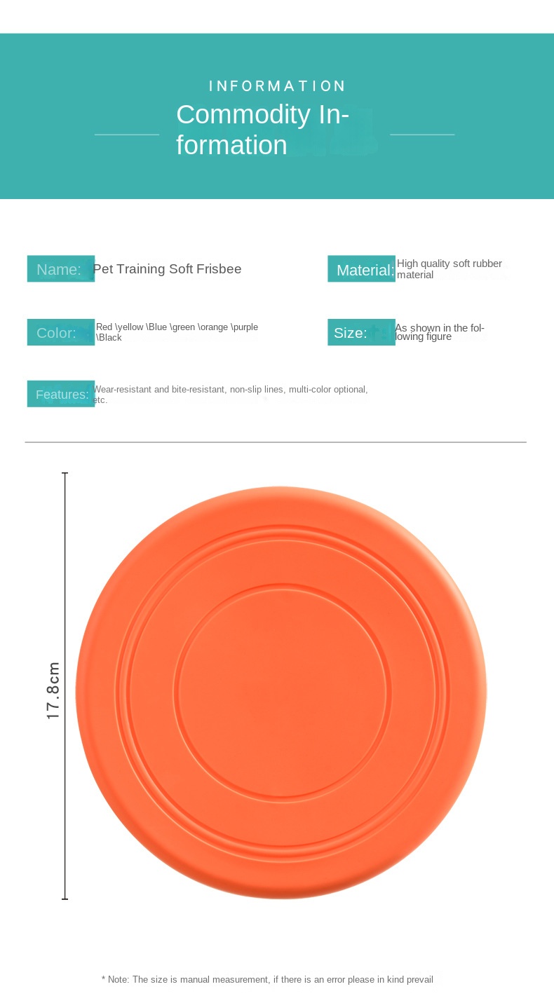 Pet Soft Frisbee 9