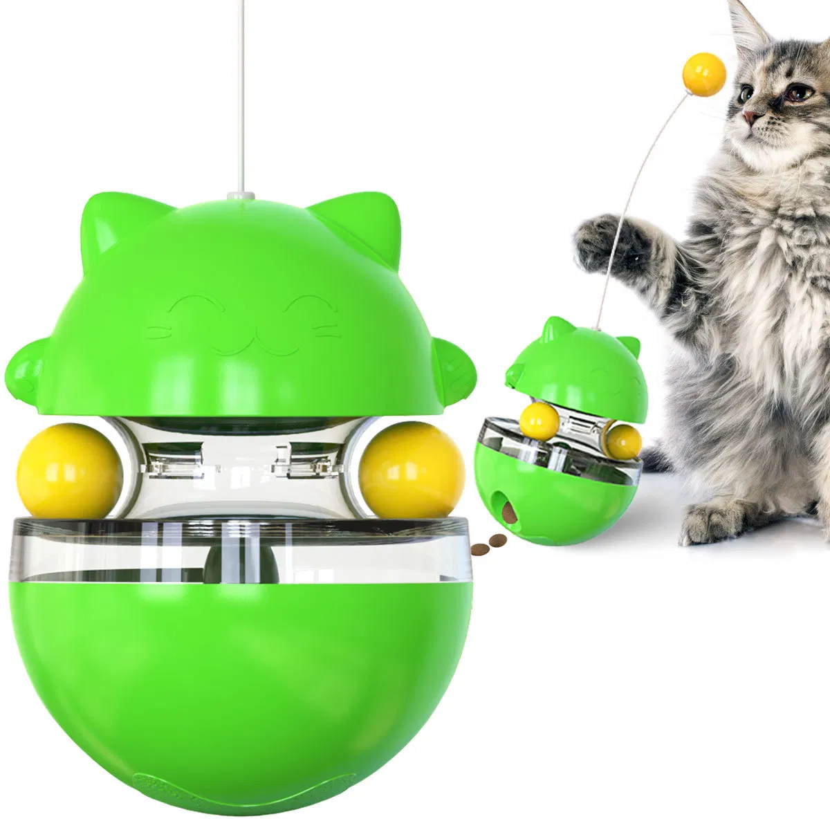Pet Supplies Manufacturers Wholesale New Best-Selling Cat Teaser Wands Cat Toys Tumblers and Treat-Dispensing Balls