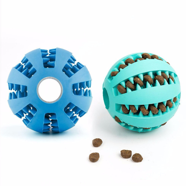 Wholesale Dog Chew Toys Rubber Teeth-resistant Slow Feeder Treat Dispenser Dog Interactive Toys with Natural Rubber for Puppies