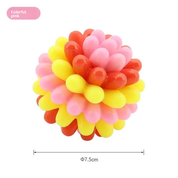 In Stock Dog Toy Ball Thermoplastic Rubber Durable Bite-Resistant Teething Chew Toy for Labradors Won't Tear Apart