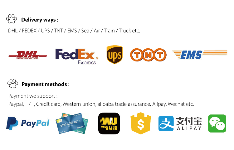 Shipping and Payment Methods