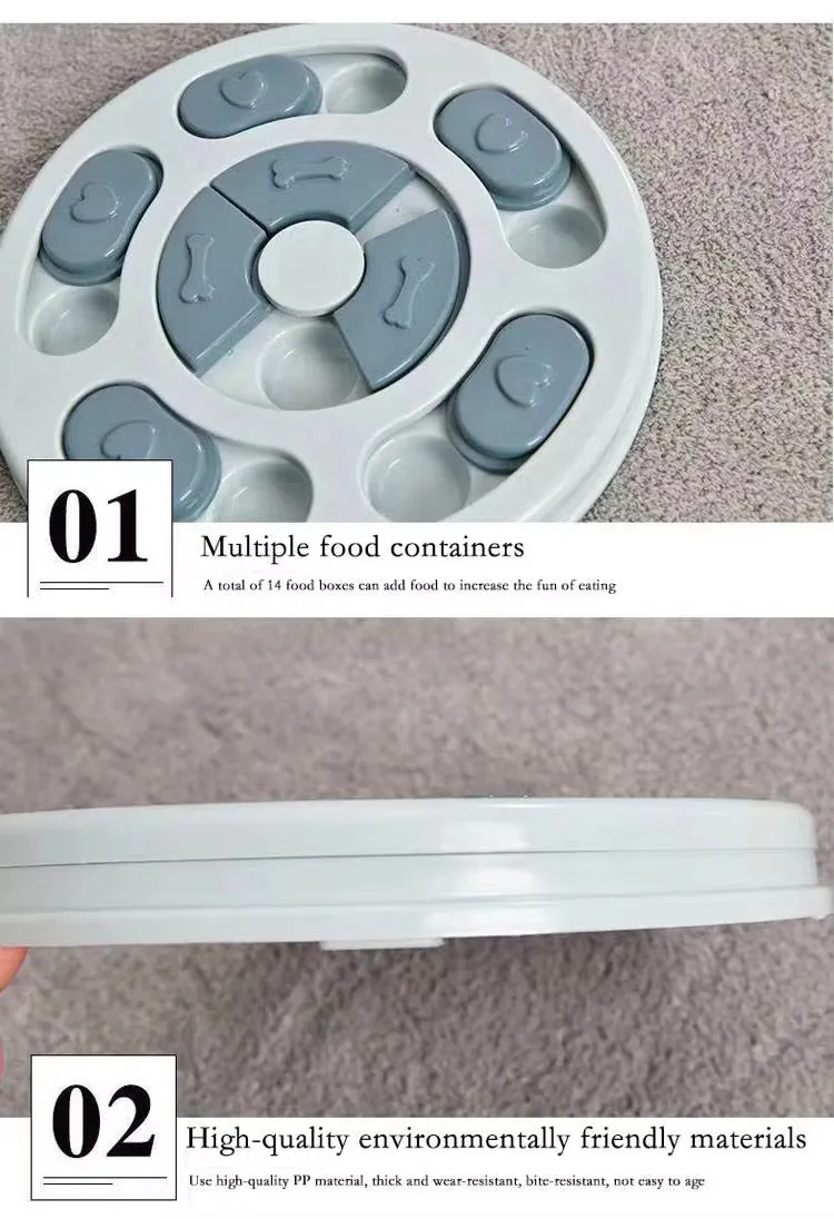 Iq Puzzle Hidden Food Slow Leak Toy for Pet Interactive Training