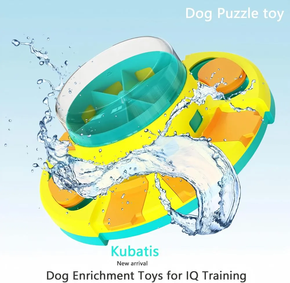 Rotatable Interactive Pet Dog Slow Feeder Puzzle Feeding Toys Animal Feeders Luxury