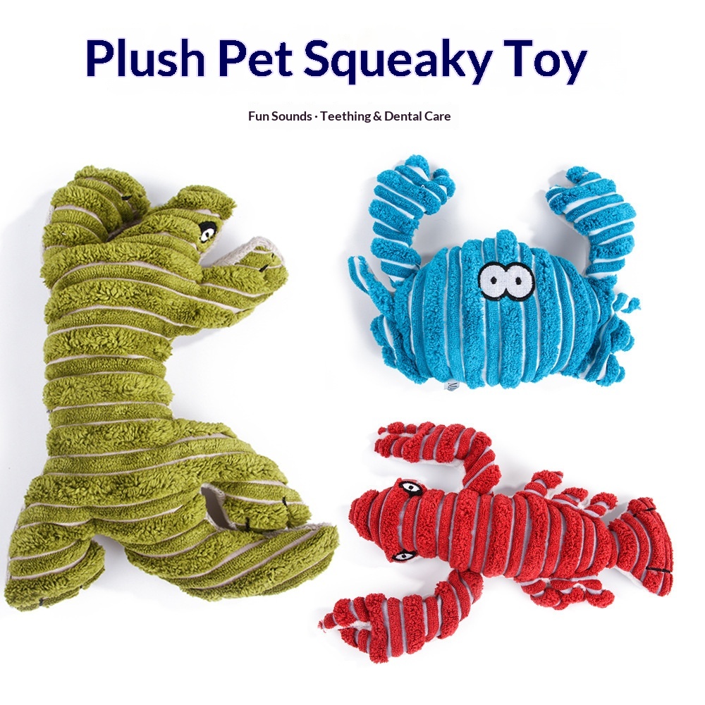 Dog Chew Bore-relief Bite-Resistant Cute Squeaky Sound Toy for Small Medium Large Pets