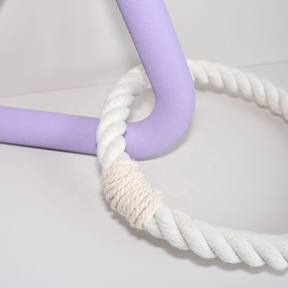 Natural Rubber Dog Tug of War Toy Eco-Friendly Interact Toy with Biodegradable Rope Triangle Design