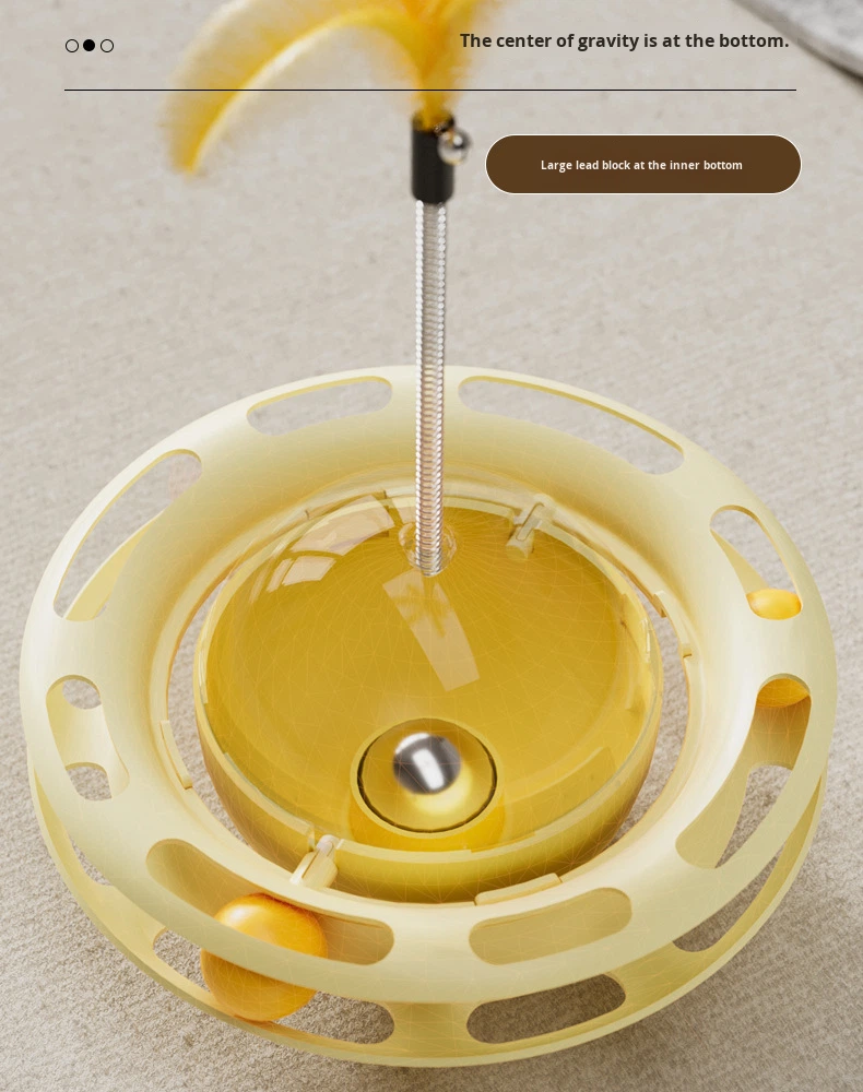 Eco-friendly Pet Toys Cat Multi-play Pet Toy Cat Toy Leaking Food Tumbler Turntable Cat Amusing Artifact Self-Entertainment