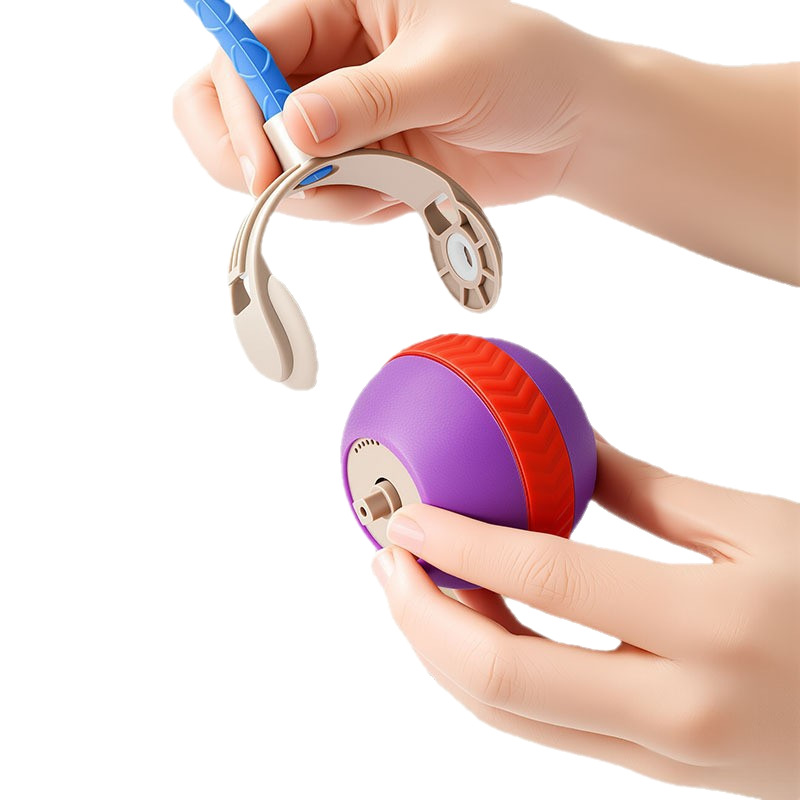 Cat Toys Smart Electric Rolling Cat Ball, Motion Activated Self-Playing Toy, Rechargeable Lithium Battery Trajectory Ball