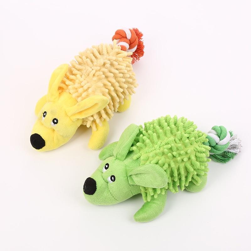 Factory Wholesale Top-seller Mop Velvet Squeaky Dog Toy Sensory Play Molar Toy for Anxiety and Boredom Relief