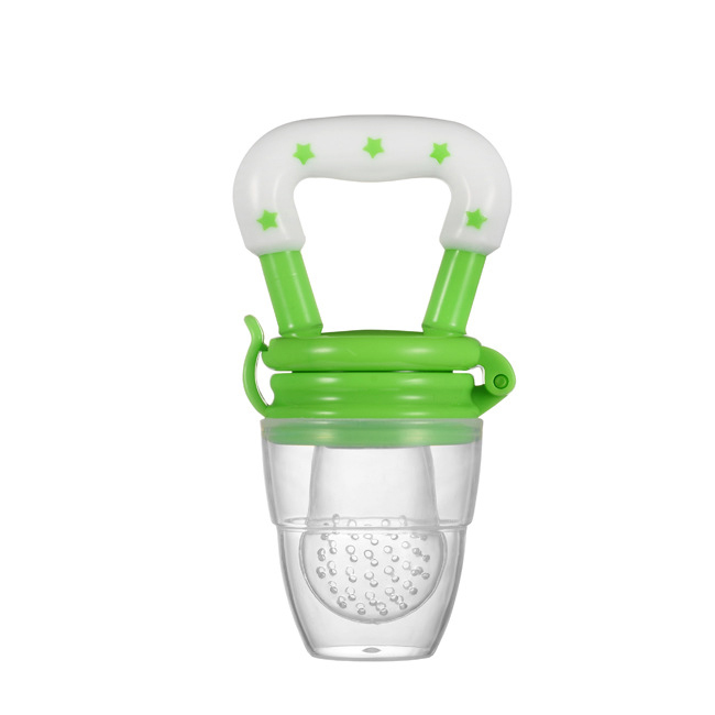 Bpa-free Baby Teether Soother Teething Toy Soft Safe Silicone Pouches Silicone Baby Fresh Fruit Food Feeder Pacifier For Infant