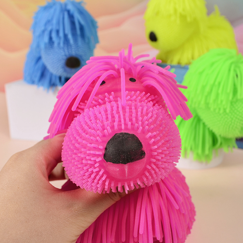 Joylit Hot Selling Cute Colorful Dog Cat Fidget Sensory Soft TPR Big Size Stress Relief Squeeze Toys for Kids Adults