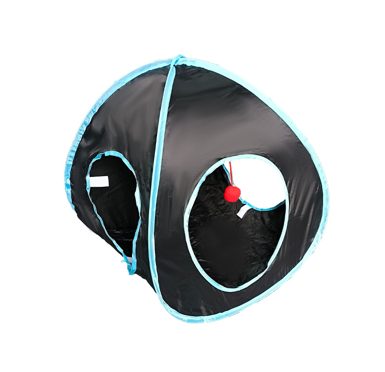 New Design Interactive Collapsible Fun Toys Multiple Play Cat Tunnel