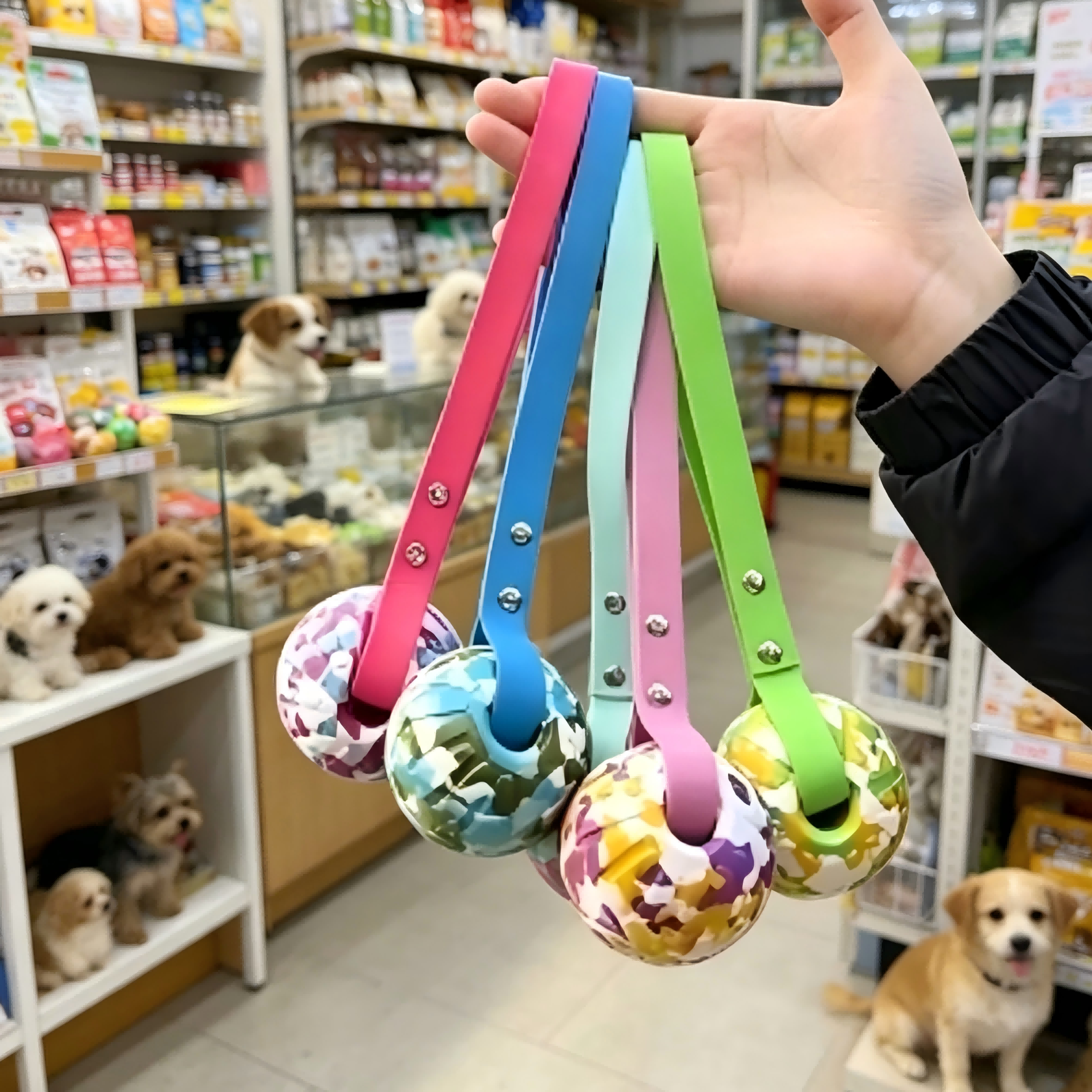 Rope Yanking Indestructible EVA Tug Toy With Loop for Tug of War Pet Chew Toys Dog Toys for Heavy Pullers All Sizes Safe