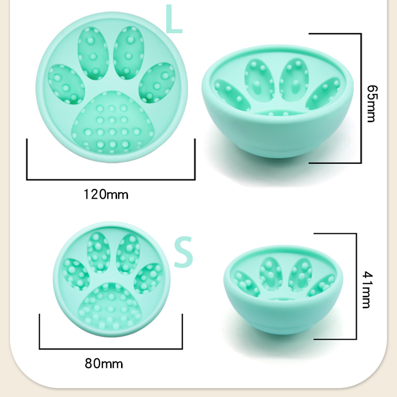 Interactive Silicone Dog Treat Dispensing Toy Puzzle Food Leak Toy For IQ Training Slow Feeding Boredom Relief For Puppies Cats