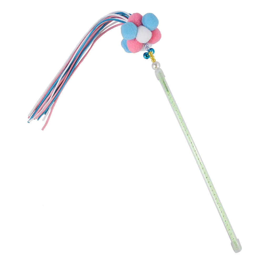 Interactive Pet Funny Teaser Wand Toys Cat Stick Toy