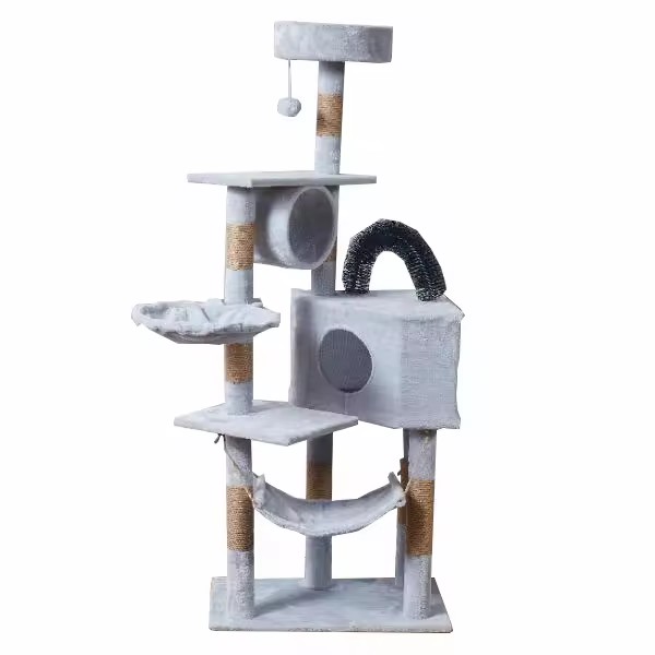 The Large Capacity Play Area Is Spacious Open Allowing Multiple Cats in Family to Play Interact Without Disturbing Each Other