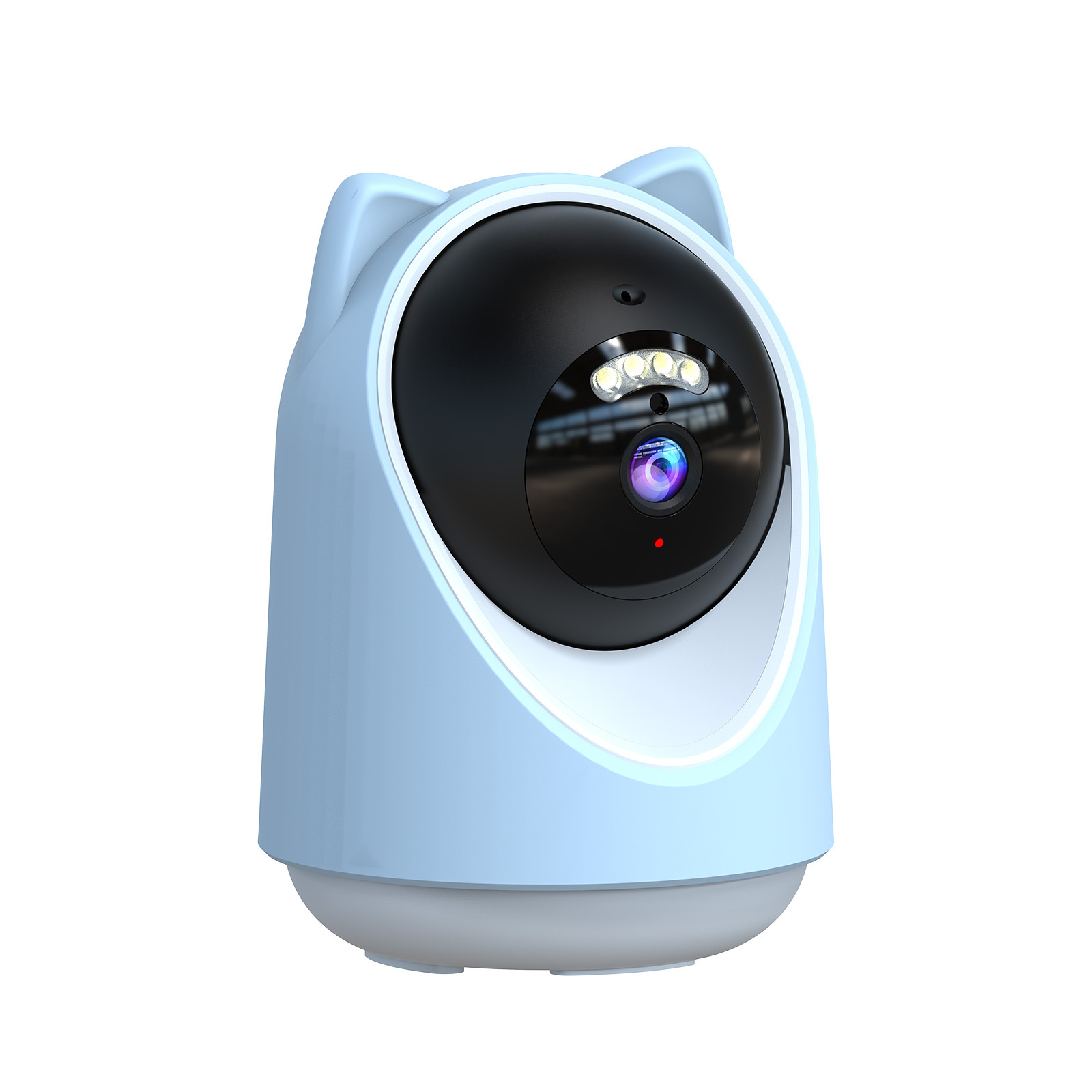 Automatic Pet Tracking Camera with Interactive Laser Toy Control Real Time Monitoring Auto-Rotate Full Coverage for Pet Play