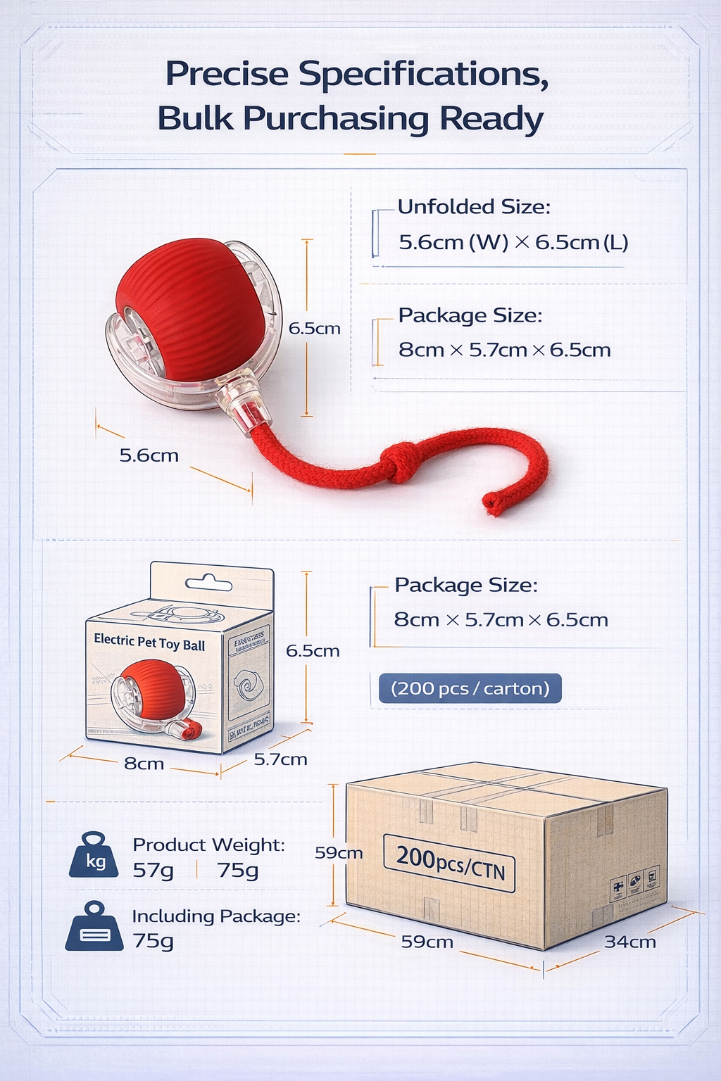 Rechargeable Electric Rolling Cat Ball Interactive Tap To Wake Obstacle Avoidance Indoor Pet Toy