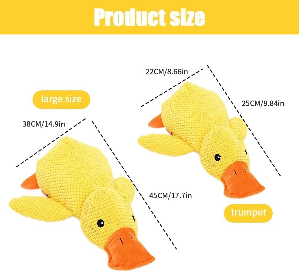 2026 New Calming Toy Duck Dog Toys Durable Stuffed Puppy Indestructible Toy Aggressive Chewers for Large Small Dogs