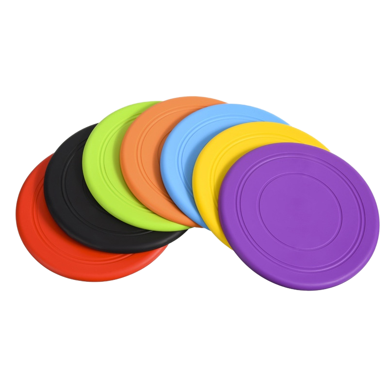 Eco-Friendly Flying Disc Pet Chew Toy Large/Small Size Dog Training Outdoor Rubber Border Collie Bite-Resistant Soft SORADD