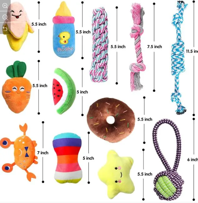Suede Stuffed Chew Toy in Monkey Shape with Squeak Sound Pet Bite Toy for Puppies Animal Shaped Pet Squeak Toys