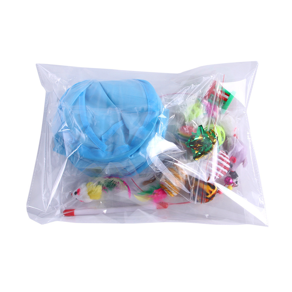 13-Piece Multi-Combination Cat Toy Set Pet Cat Channel Tree Scratcher Toy