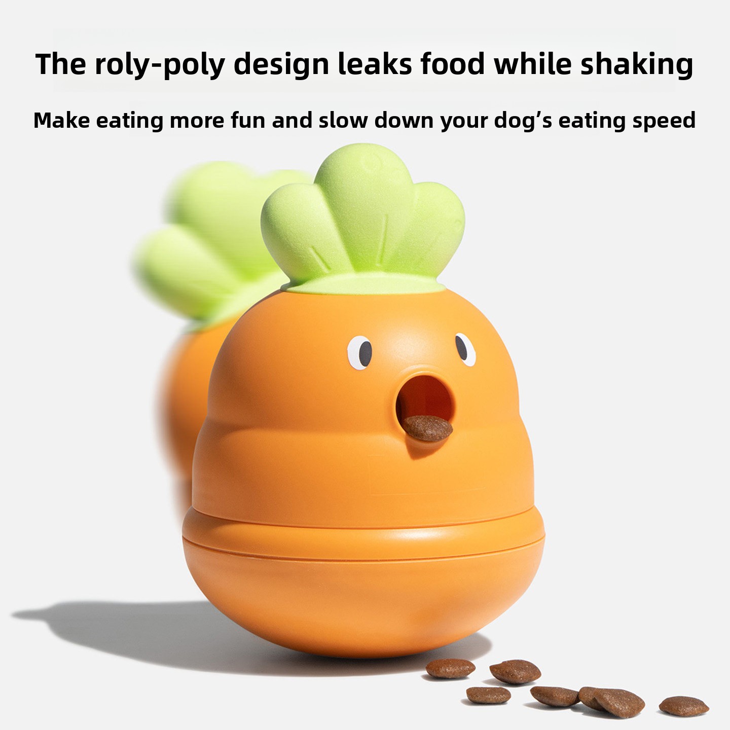 Huayuan Hoopet Dog Food Leakage Toy Tumbler Sound Puzzle Rich Freeze-Dried Hidden Food Slow Feeding Thermoplastic Rubber
