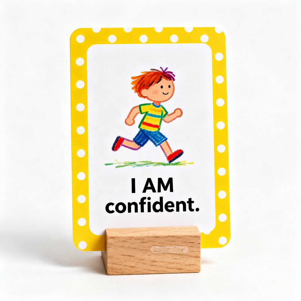 Customized Logo High-quality Inspirational Quotes Anxiety Relief Cards Mental Health Affirmation Cards For Children