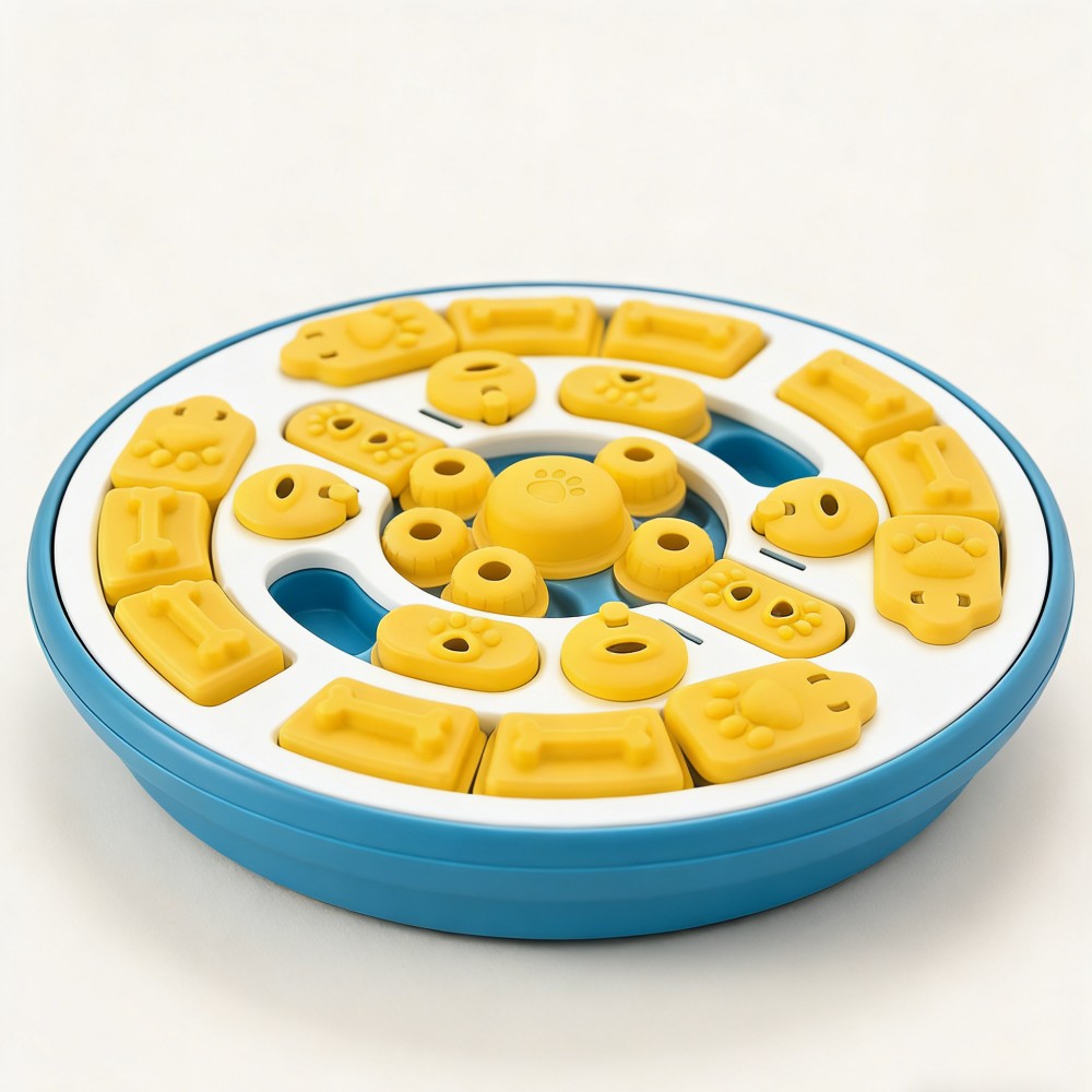 Interactive Dog Puzzle Toy Slow Feeder Pet Enrichment Toy IQ Training Anti Boredom Treat Dispenser