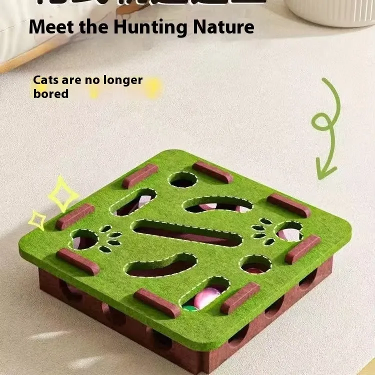 Cat Toys Interactive Toy Ball Maze Puzzle Game Box 5