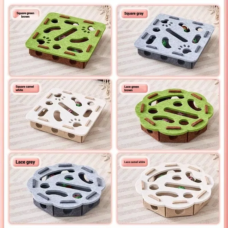 Cat Toys Interactive Toy Ball Maze Puzzle Game Box 10
