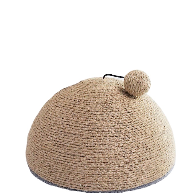 Hot Sale Interactive Cat Scratcher Modern Wood Jute Ball Cactus Design Direct China Factory Christmas New Interactive Cat